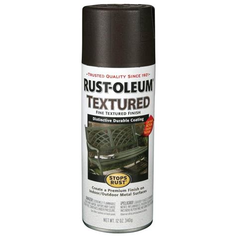 Rust-Oleum Stops Rust 12 oz. Protective Enamel Textured Black Spray ...