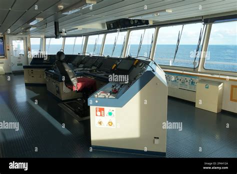 Cargo ships bridge control deck hi-res stock photography and images - Alamy