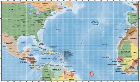 Atlantic Hurricane Tracking Map - Creative Force