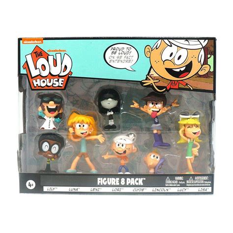 Buy 8PCS Set The Loud House Action Figure Toys L Incoln Clyde Lori Lily ...