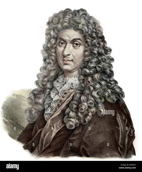 Jean Baptiste de Lully, portrait. Italian-French composer, 1632-1687 ...