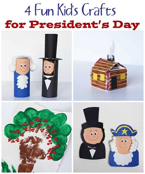 4 Fun Crafts for Presidents' Day - Crafts by Amanda