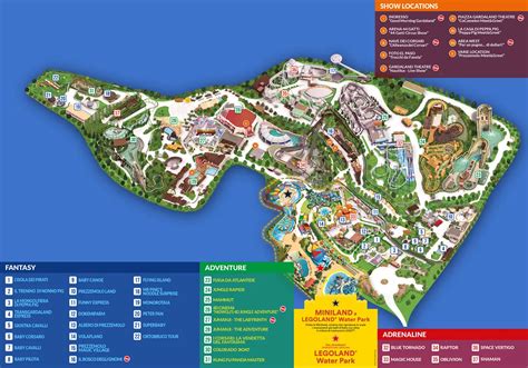 Map of Gardaland | Gardaland Resort