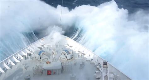 Cruise ship gets battered by huge monster wave in viral video | Cruise ...