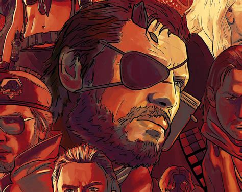 Metal Gear Solid V Characters Illustration Art Print - Etsy