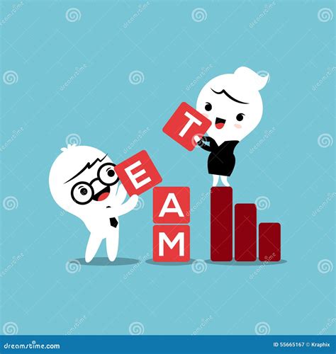 Team Building Activities Business Concept Cartoon Stock Vector ...