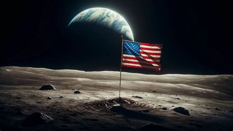 Apollo 11 American Flag - Apollo11Space