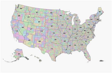 Map Of Us Including Puerto Rico – Map Vector