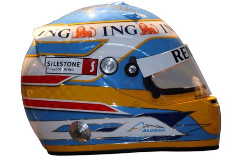 Helmet design of Fernando Alonso (Renault) from 2008 : r/f1helmet