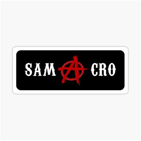 "SOA" Sticker for Sale by SvartInk | Redbubble