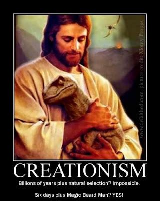 Creationist Idiocy: Jesus and his Pet Dinosaur