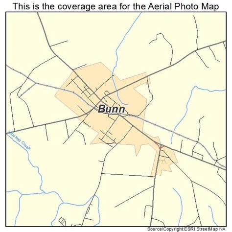 Aerial Photography Map of Bunn, NC North Carolina