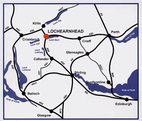 Lochearnhead Hotel Location