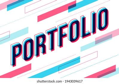 8,728 The Word Portfolio Lettering Images, Stock Photos & Vectors ...