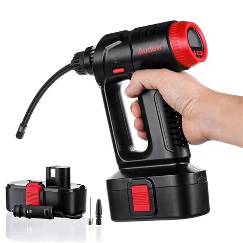 Audew 12V 160PSI Cordless Air Compressor Portable Tire Inflator Auto ...