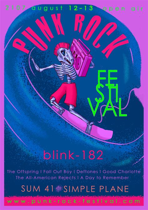 ArtStation - Punk rock festival flyer