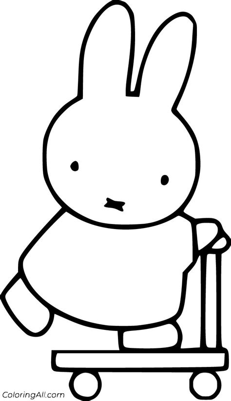 68 free printable Miffy coloring pages in vector format, easy to print ...