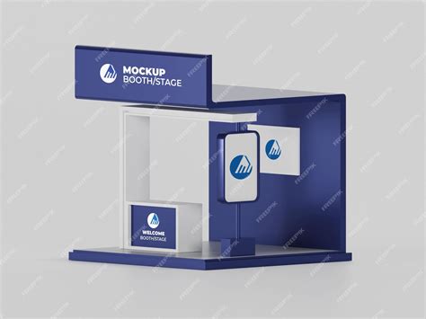 Premium PSD | Exhibition booth mockup