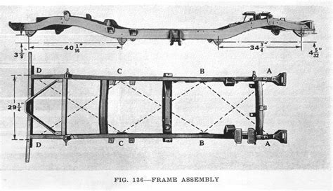 Vintage Willys Jeep Frame Dimensions