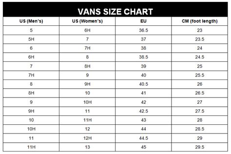 Size Guide – Traffic Footwear