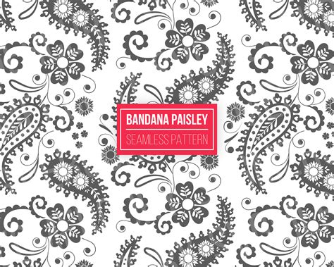 Seamless Bandana Paisley Pattern Svg Transparent Background - Etsy Ireland