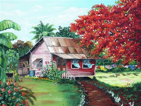 Painting of a Country House - campestre.al.gov.br