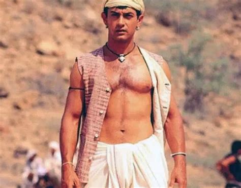 Aamir Khan as Bhuvan in Lagaan movie