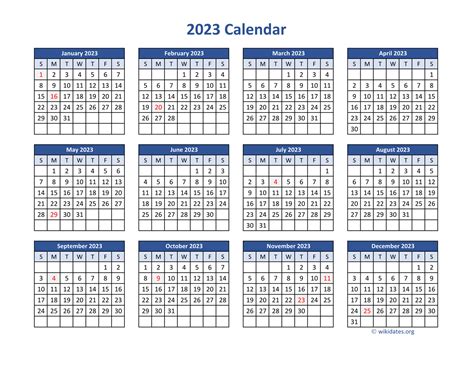 Calendar 2023 Calendar Sa - Time and Date Calendar 2023 Canada