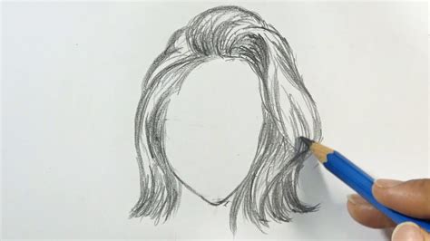 Hairstyle Pencil Drawing