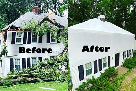 Shrink Wrap Roof Service Rochester, NY | Rock Emergency