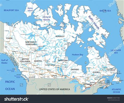 Canadian River Map