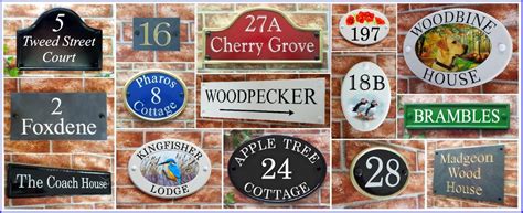 HOUSE SIGNS - Personalized Numbers & Names by Yoursigns