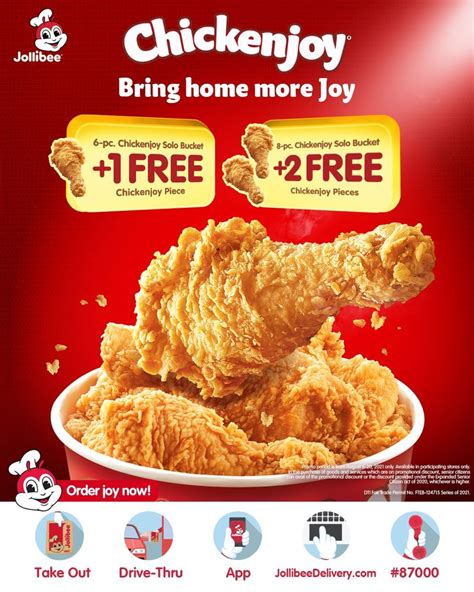 Manila Shopper: Jollibee FREE Chickenjoy: 6+1 and 8+2 Promo