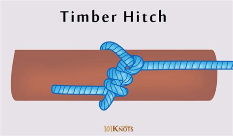 How to Tie a Timber Hitch Knot? Uses, Variations & Steps Tutorial