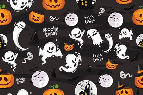 Scary Halloween Vector Pattern Graphic by onoborgol · Creative Fabrica