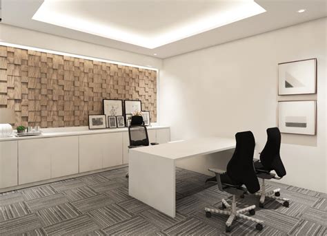 Desain Kantor Lantai Minimalis Ruang Kerja Yang Efisien Nawa Karya ...