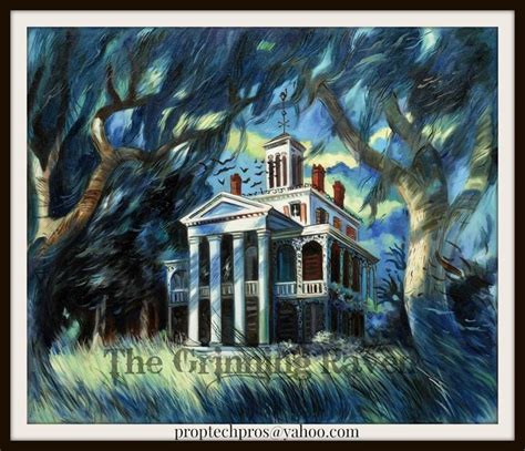 This is the second reproduction painting of Marc Davis "The Haunted ...