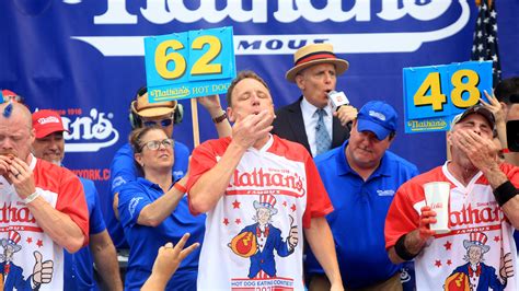 Joey Chestnut and Miki Sudo Win Nathan’s Famous Hot Dog Eating Contest ...