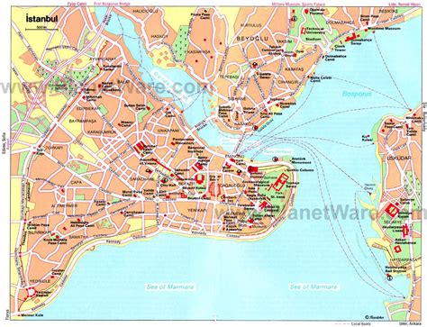 Large Istanbul Maps for Free Download and Print | High-Resolution and ...