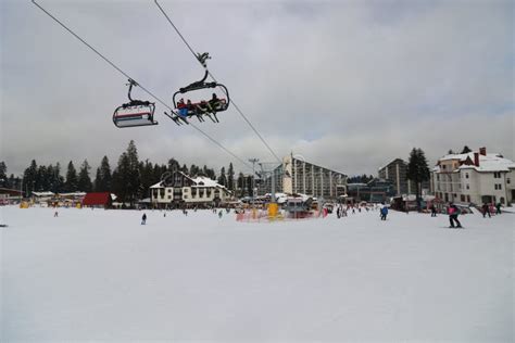 A Lift in Winter Ski Resort Borovets Editorial Image - Image of snow ...