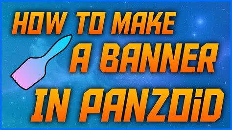 TUTORIAL: how to make a banner with Panzoid for FREE - YouTube