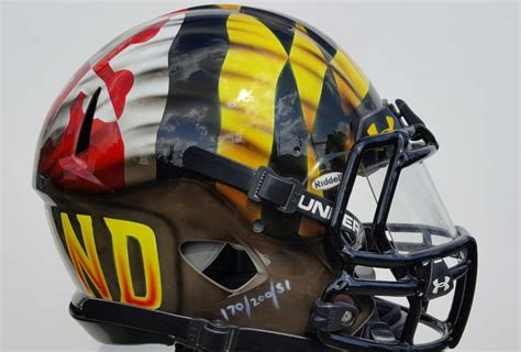 Football Helmet Artist University of Maryland