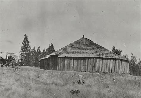 MIWOK ROUND HOUSE , 1906 | Native american peoples, House in the woods ...