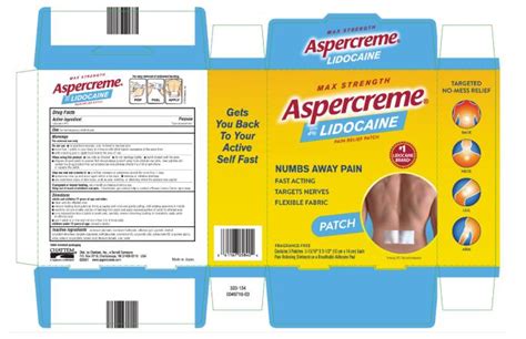 Aspercreme Lidocaine Patch