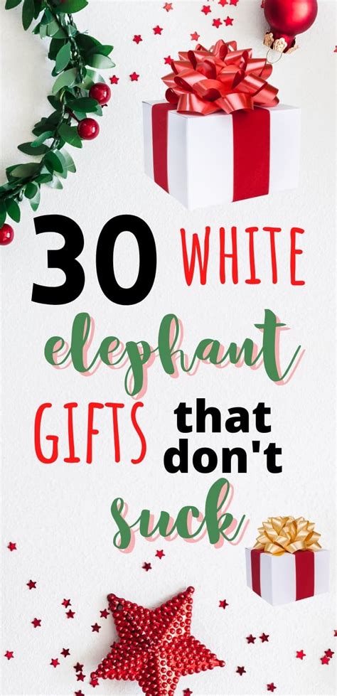 30 White Elephant Gift Ideas That Don't Suck - Jac of All Things