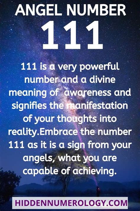 Angel Number 111 – The Number of Manifesting Energy | UnifyCosmos.com