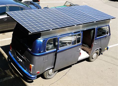 family creates solar electric volkswagen camper van