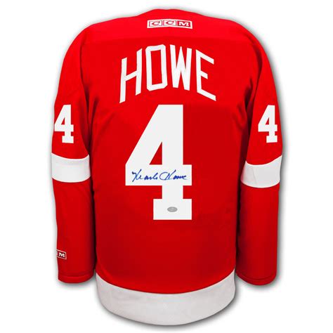 Mark Howe Detroit Red Wings CCM Autographed Jersey - NHL Auctions