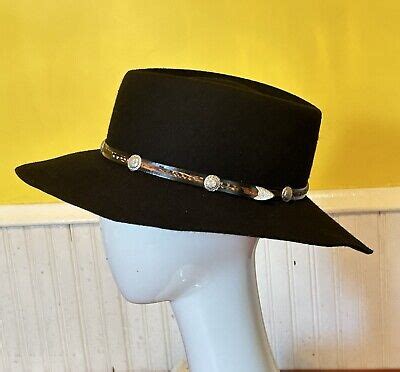 Bee Hat Co. Black 100% Wool WPL 4384 Billy Jack Cowboy Hat | eBay