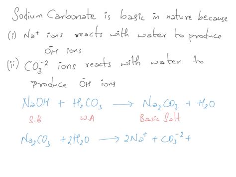 SOLVED: The best explanation for why sodium carbonate is basic is ...